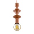 Stylowa lampa zwis kolor ceglany do salonu na E27 10869 TK Lighting