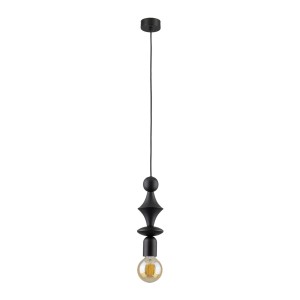 Czarna lampa wisząca  zwis TOWER BLACK nad stolik 10871 TK Lighting
