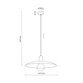 Lampa wisząca do minimalistycznego salonu ASTRA SABIA E27 10711 TK Lighting
