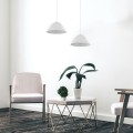 Minimalistyczna lampa wisząca FARO z białym metalowym kloszem nad stół 3192 TK Lighting