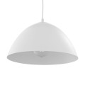 Minimalistyczna lampa wisząca FARO z białym metalowym kloszem nad stół 3192 TK Lighting