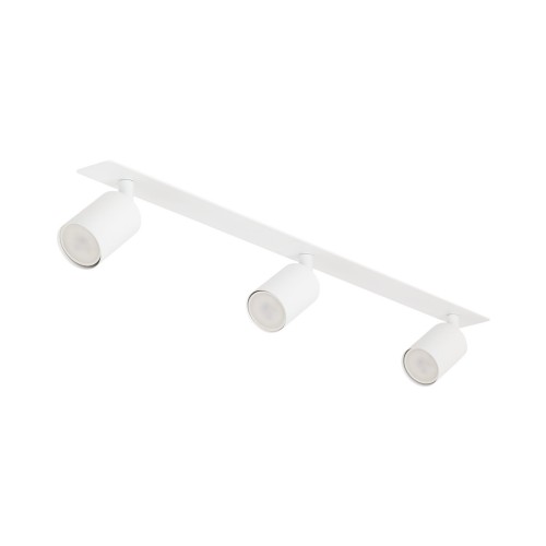 Trzypunktowa lampa sufitowa podtynkowa NEX biała do nowoczesnych wnętrz 10804 TK Lighting