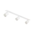 Trzypunktowa lampa sufitowa podtynkowa NEX biała do nowoczesnych wnętrz 10804 TK Lighting