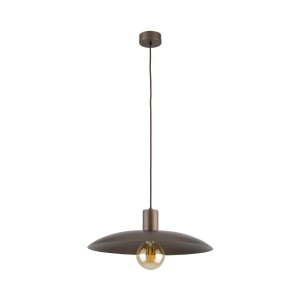 Lampa wisząca ASTRA brązowa z kopułowym kloszem na E27 10964 TK Lighting