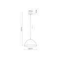 FARO BLACK LAMPA WISZĄCA 1 340 3194 TK Lighting