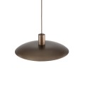Lampa wisząca ASTRA brązowa z kopułowym kloszem na E27 10964 TK Lighting
