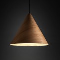 Nowoczesna lampa wisząca SOLIN z drewnianym kloszem w stylu glamour na E27  10597 TK Lighting