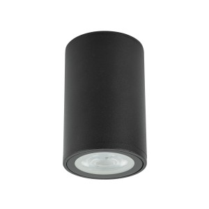 Spot sufitowy czarny w kształcie tuby FLARE do salonu na GU10 10583 TK Lighting