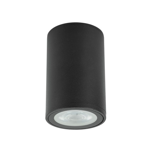 Spot sufitowy czarny w kształcie tuby FLARE do salonu na GU10 10583 TK Lighting