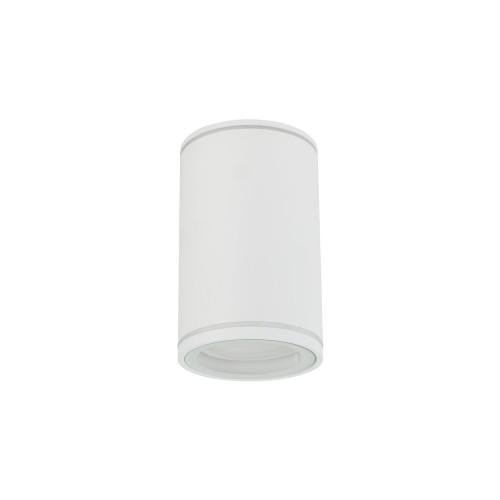 Spot sufitowy natynkowy biały tuba FLARE do sypialni na GU10 10584 TK Lighting