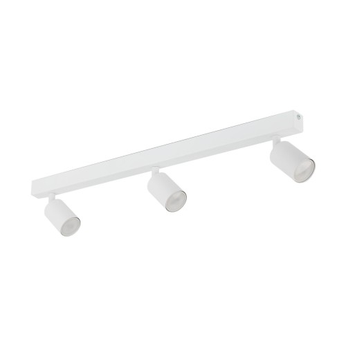 Nowoczesne reflektorki sufitowe na listwie białe NEX WHITE 3xGU10 10788