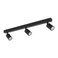 Lampa NEX sufitowa czarna ze spotami do jadalni 3xGU10 10791 TK Lighting