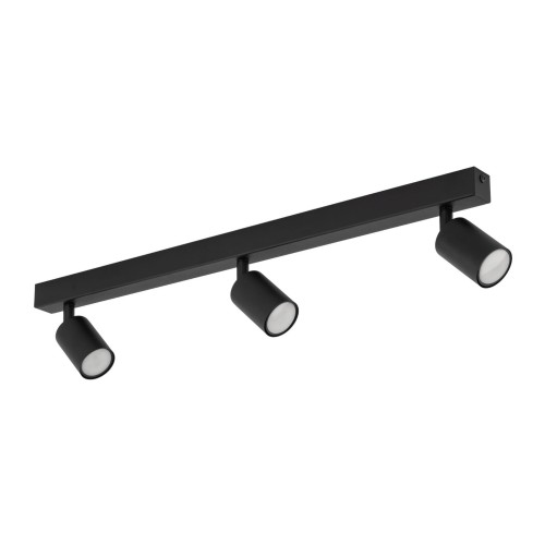 Lampa NEX sufitowa czarna ze spotami do jadalni 3xGU10 10791 TK Lighting