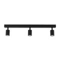 Lampa NEX sufitowa czarna ze spotami do jadalni 3xGU10 10791 TK Lighting