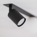 Lampa sufitowa podłużna VOX czarna podtynkowa szklane klosze 10928 TK Lighting