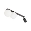 Lampa sufitowa podłużna VOX czarna podtynkowa szklane klosze 10928 TK Lighting